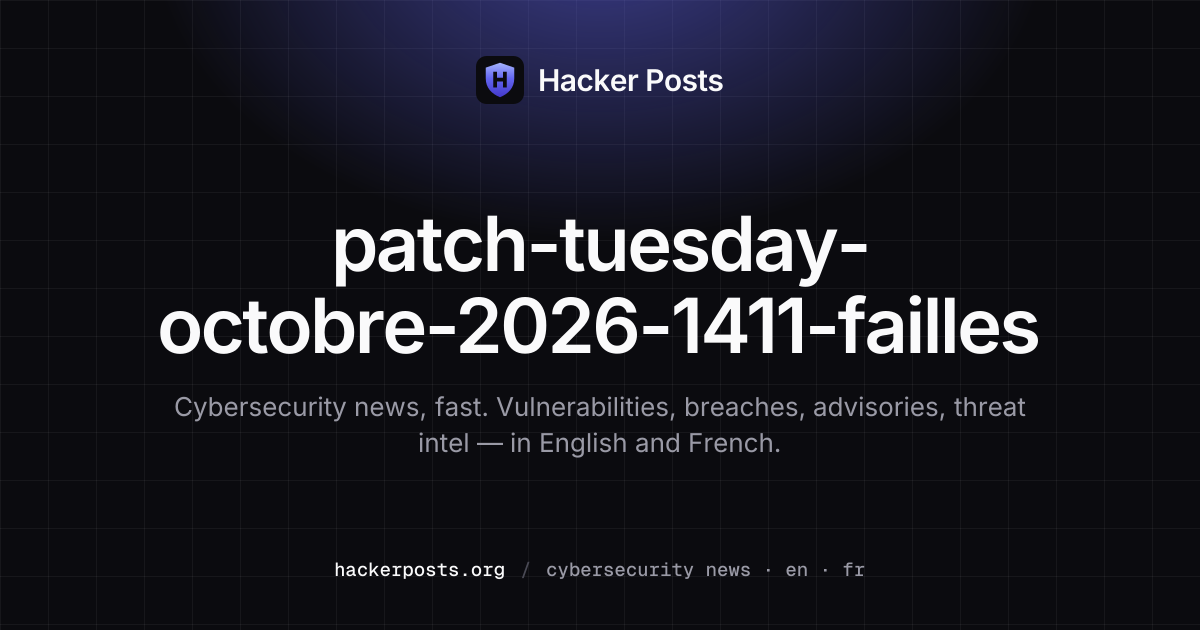 Patch Tuesday : Microsoft corrige 1 411 failles, une déjà exploitée ...